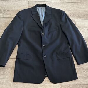 Hugo Boss Rossellini Wool Sport Coat Blazer Mens 42S Black USA